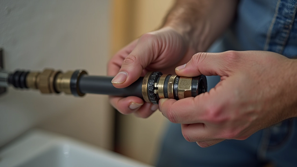 Dimostrazione pratica di una riparazione idraulica con le mani