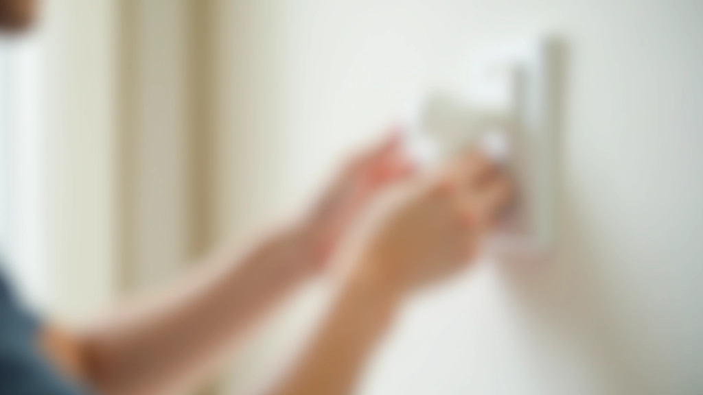 Persona che cambia una lampadina nel lampadario del soffitto in modo sicuro